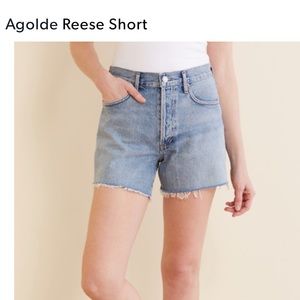 Agolde Reese Denim Shorts